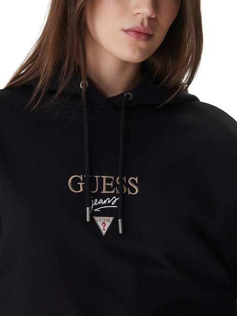 DROP BAKER CROP Hoodie jetbla - Women's Sweatshirts