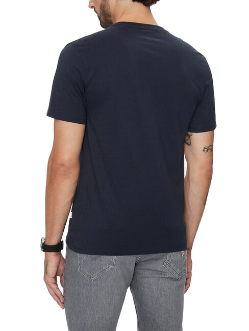 LOGO EMBRO Cotton T-Shirt daring ocean - T-shirt