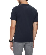 GUESS JEANS LOGO EMBRO Cotton T-Shirt daring ocean - T-shirt - 2