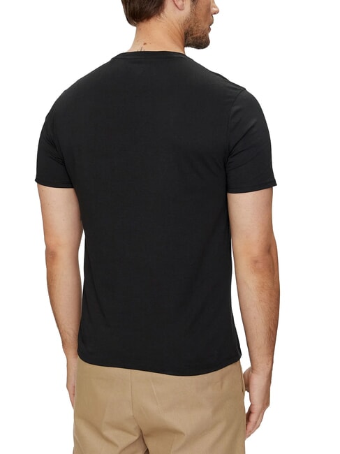 LOGO EMBRO Cotton T-Shirt jetbla - T-shirt