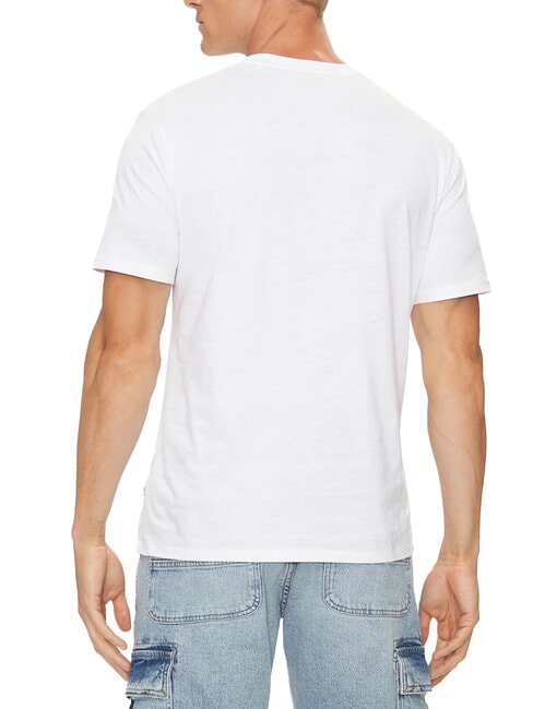 LOGO EMBRO Cotton T-Shirt purwhite - T-shirt
