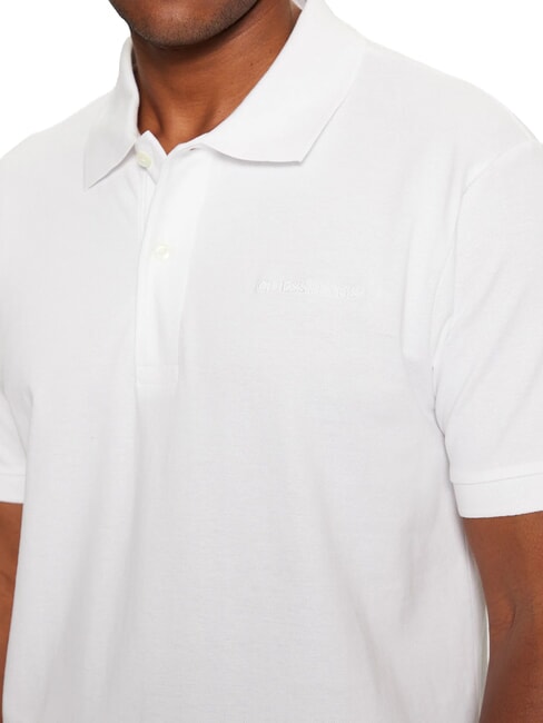 EMBRO LOGO Cotton polo shirt purwhite - Polo shirt