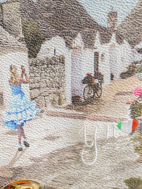 YESBAG Large shoulder bag with flap Alice in Trulli - Women&rsquo;s Bags