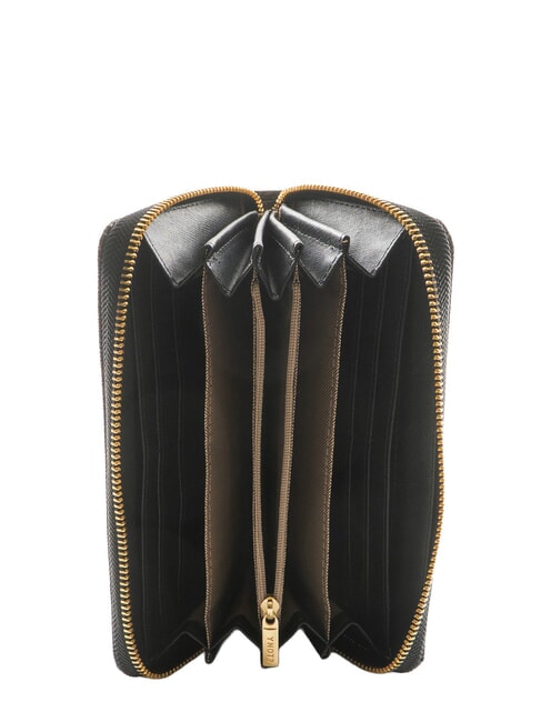 LUX Large zip-around wallet BLACK - Women&rsquo;s Wallets