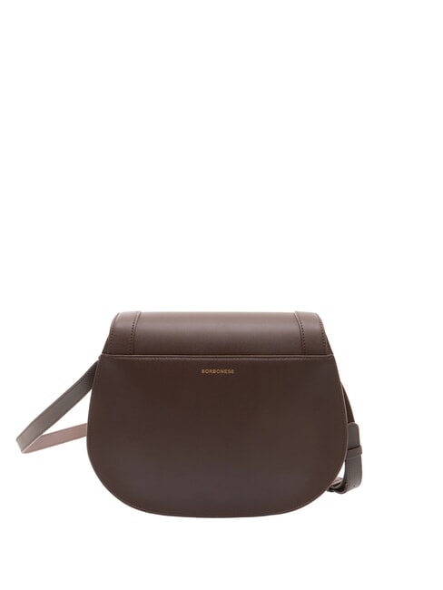OVAL T Medium shoulder bag with flap chocolate - Women&rsquo;s Bags