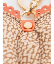BORBONESE Farfalla Keychain beige/red papaya - Key holders - 3