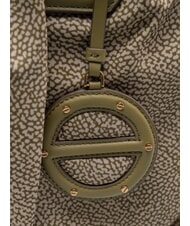 BORBONESE VIS-A-VIS Maxi handbag, with shoulder strap olive - Women&rsquo;s Bags - 3