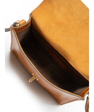 THE BRIDGE IRENE Shoulder bag, in leather Cognac / Gold - Women&rsquo;s Bags - 5