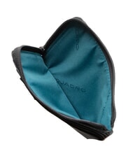 PIQUADRO CORNER SPECIALE GOMMATO Zip card holder Black - Men&rsquo;s Wallets - 3