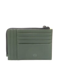 PIQUADRO CORNER SPECIALE GOMMATO Zip card holder - Men&rsquo;s Wallets