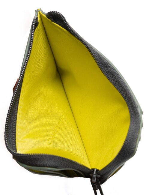 CORNER SPECIALE GOMMATO Zip card holder GREEN - Men&rsquo;s Wallets