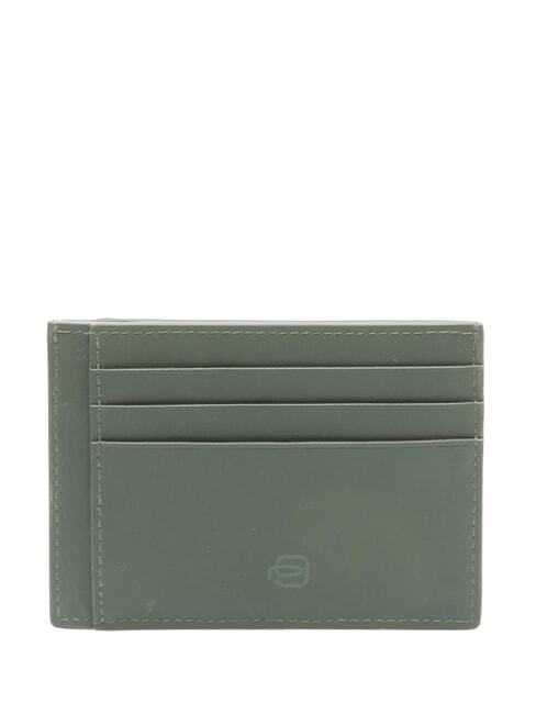 CORNER SPECIALE GOMMATO Slim card holder GREEN - Men&rsquo;s Wallets
