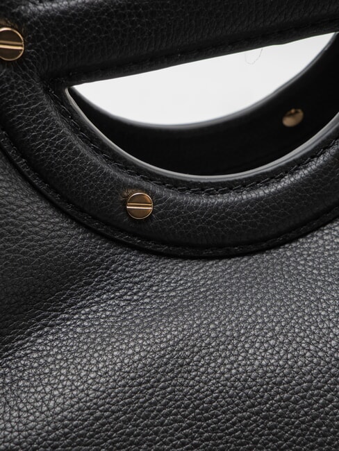 VIS-A-VIS Handbag, with shoulder strap, in leather Black - Women&rsquo;s Bags