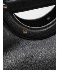 BORBONESE VIS-A-VIS Handbag, with shoulder strap, in leather Black - Women&rsquo;s Bags - 3