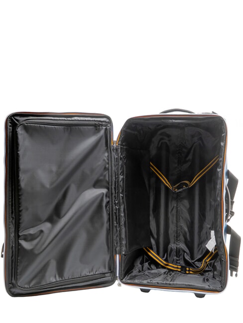 BLOSSAC  Medium Waterproof Trolley blue insignia-black - Semi-rigid Trolley Cases