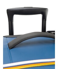 KWAY BLOSSAC  Medium Waterproof Trolley blue insignia-black - Semi-rigid Trolley Cases - 4