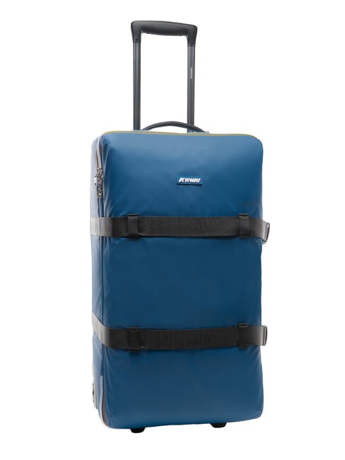 BLOSSAC  Medium Waterproof Trolley blue insignia-black - Semi-rigid Trolley Cases