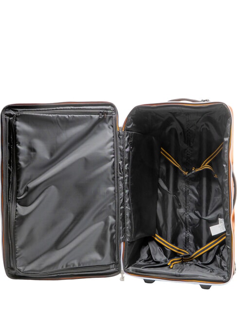 BLOSSAC  Medium Waterproof Trolley orange brownish-blac - Semi-rigid Trolley Cases