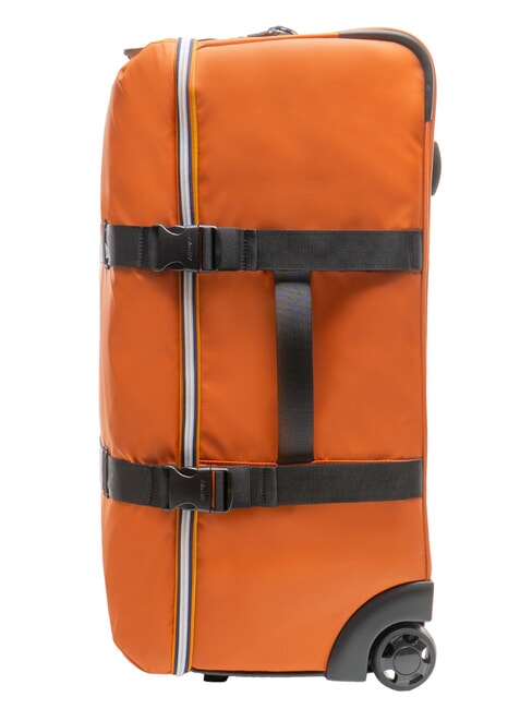 BLOSSAC  Medium Waterproof Trolley orange brownish-blac - Semi-rigid Trolley Cases