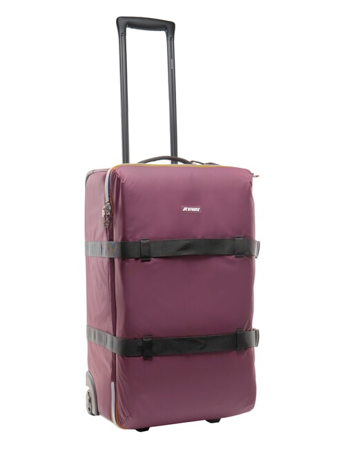 BLOSSAC  Medium Waterproof Trolley violet mauve wine-bl - Semi-rigid Trolley Cases