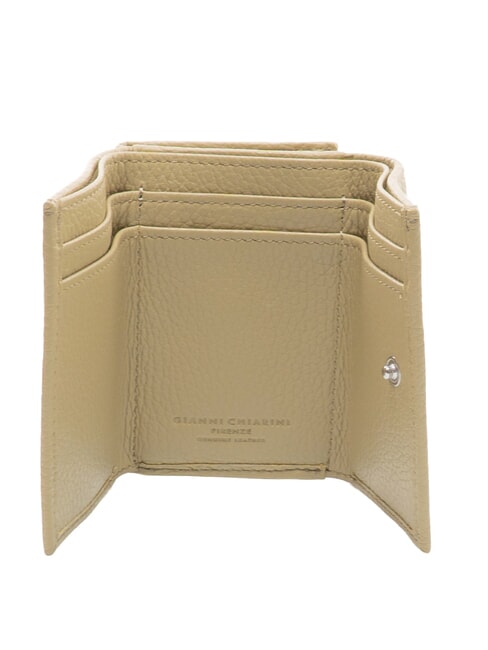 WALLETS GRAIN Small hammered leather wallet willow - Women&rsquo;s Wallets