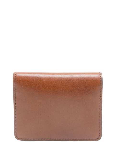 LARA Leather card holder BROWN - Women&rsquo;s Wallets