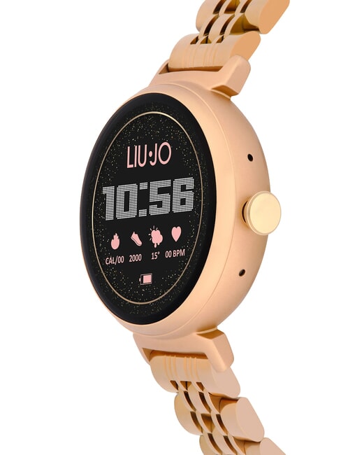 GLAM Watch, smartwatch with zinc alloy and steel case gold rose - Watches