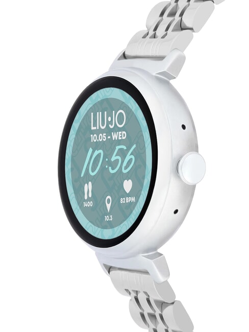 GLAM Watch, smartwatch with zinc alloy and steel case silver - Watches