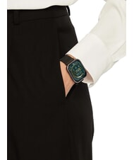 LIUJO VOICE SLIM LUXURY Watch, smartwatch in aluminum alloy with gold finish black - Watches - 4