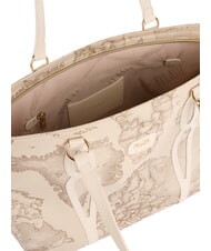 ALVIERO MARTINI PRIMA CLASSE SOFT PETALS Fabric shopping bag raffia - Women&rsquo;s Bags - 4