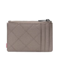 HERSCHEL OSCAR Flat card holder with zip quilted brindle - Men&rsquo;s Wallets - 2