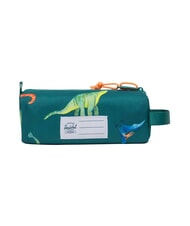 HERSCHEL SETTLEMENT Pencil case aventurine watercolor dinos - Cases and Accessories - 2