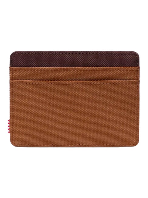 CHARLIE  Flat card holder rubber/chicory coffee - Women&rsquo;s Wallets