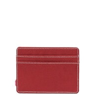 HERSCHEL CHARLIE  Flat card holder red ochre/white stitch - Women&rsquo;s Wallets - 2