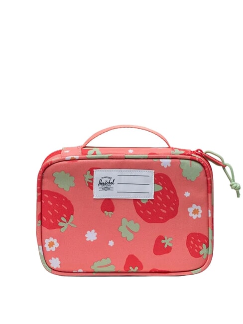 HERITAGE Pencil case with handle shell pink sweet strawberries - Cases and Accessories