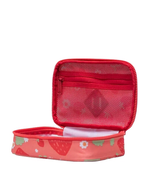 HERITAGE Pencil case with handle shell pink sweet strawberries - Cases and Accessories