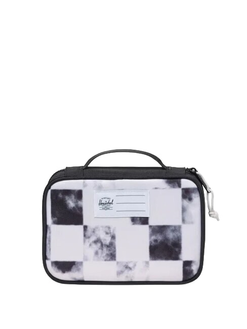 HERITAGE Pencil case with handle black distressed checker - Cases and Accessories