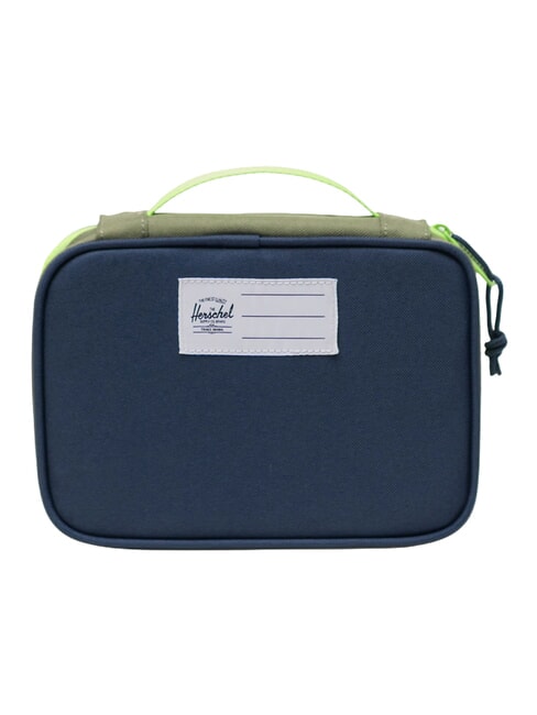 HERITAGE Pencil case with handle black iris/four-leaf clover - Cases and Accessories