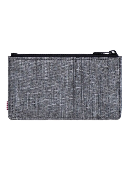OSCAR Flat card holder with coin purse RAVEN CROSSHATCH - Women&rsquo;s Wallets