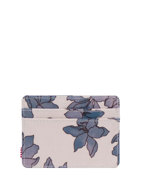 CHARLIE  Flat card holder moonbeam floral waves - Women&rsquo;s Wallets