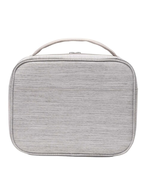 POP QUIZ Lunch box LIGHT GRAY CROSSHATCH / WHITE RU - Tablet holder& Organizer