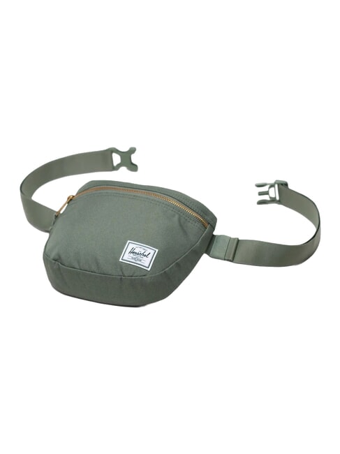 SETTLEMENT Mini bum bag seagrass/white stitch - Hip pouches