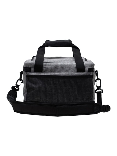 POP QUIZ Lunch bag with shoulder strap RAVEN CROSSHATCH - Tablet holder& Organizer