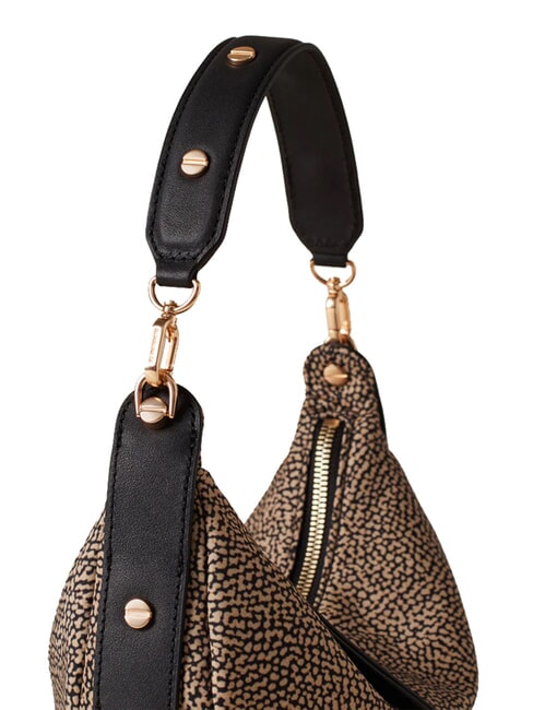 FRAME Hobo bag, mini, shoulder bag OP / NATURAL / BLACK - Women&rsquo;s Bags