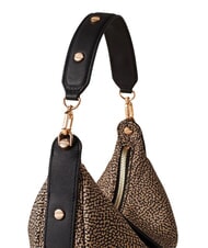 BORBONESE FRAME Hobo bag, mini, shoulder bag OP / NATURAL / BLACK - Women&rsquo;s Bags - 5