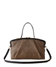 BORBONESE FRAME Trunk bag, with shoulder strap OP / NATURAL / BLACK - Women&rsquo;s Bags - 2