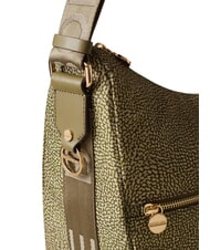 BORBONESE LUNA BAG MEDIUM LUNA Hobo bag, Medium olive - Women&rsquo;s Bags - 5