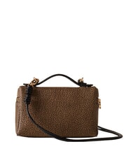 BORBONESE GEMINI Mini bag, hand-held with shoulder strap natural op / black - Women&rsquo;s Bags - 3