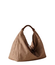 BORBONESE PLIE Medium hobo bag Beiger sea - Women&rsquo;s Bags - 3