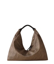 BORBONESE PLIE Medium hobo bag OP / NATURAL / BLACK - Women&rsquo;s Bags - 2